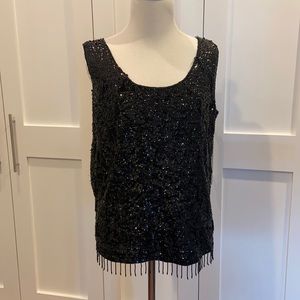 Vintage sequins top